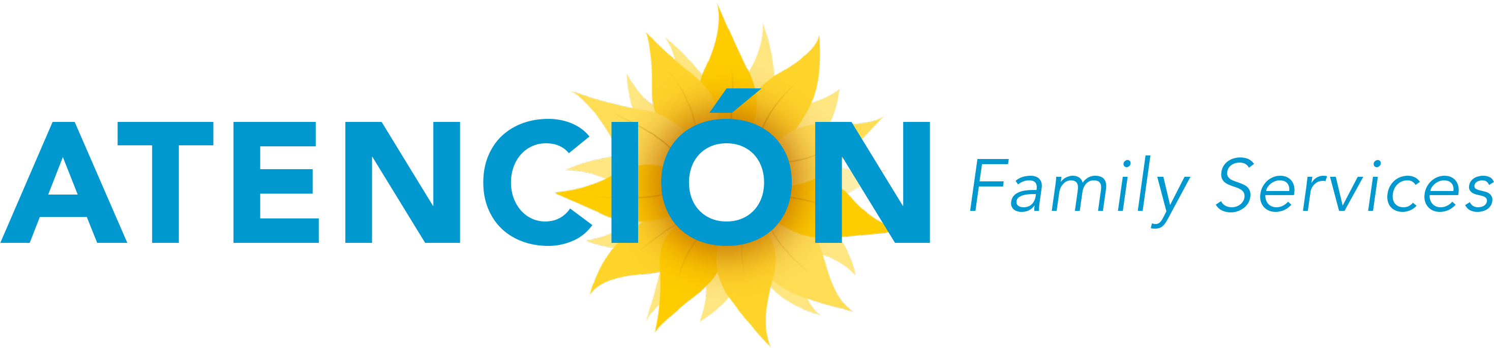 Atencion Family Services Logo - Logo (3000x745), Png Download