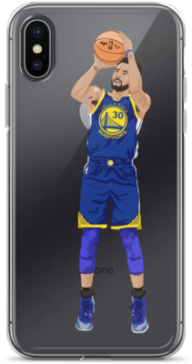 Stephen Curry Shooting Iphone Case - Golden State Warriors (480x480), Png Download