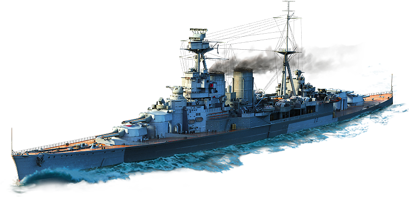 Hms Hood Tier Vii British Battleship 1 Port Slot - Roma World Of Warships (900x600), Png Download
