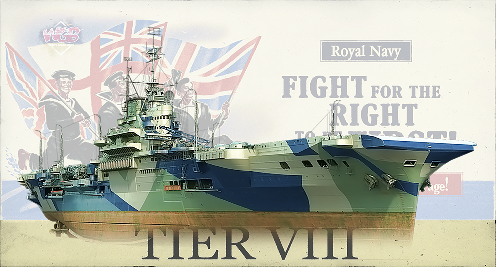 Royal Navy Cv - World Of Warships British Carriers (1600x862), Png Download