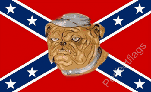 Rebel Bulldog Flag - Dont Tread On Me Rebel Flag (500x500), Png Download