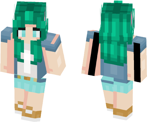 Kawaii Cat Girl - Cat (584x497), Png Download