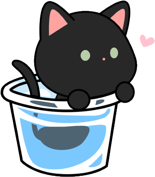 Cute Kawaii Edit Cat Cats Art Catlove Freetoedit Jpg - Cat (1024x1024), Png Download