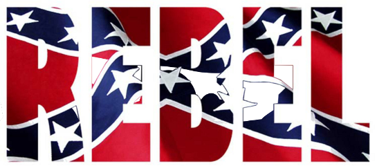Rebel Freetoedit - Rebel Flag (545x240), Png Download
