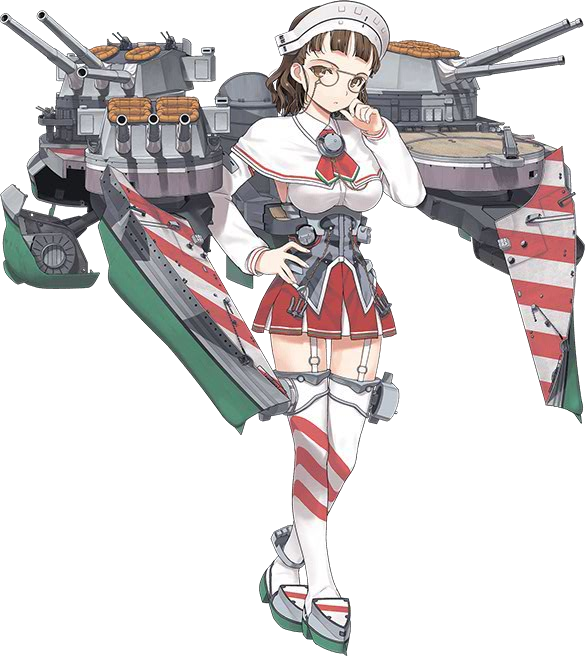 凵lj Rome World Of Warships - Kancolle Roma (585x656), Png Download