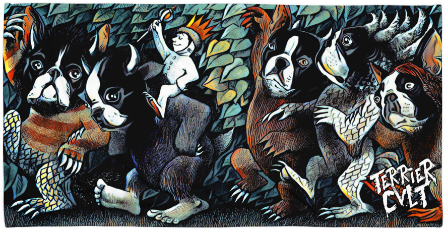 Wild Things Beach Towel - Tam, Gdzie Zyja Dzikie Stwory By Maurice Sendak (1000x1000), Png Download