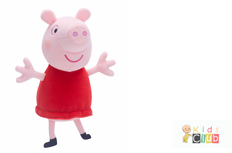 Peppa Pig Peppa, George Pig Plush (1366x623), Png Download