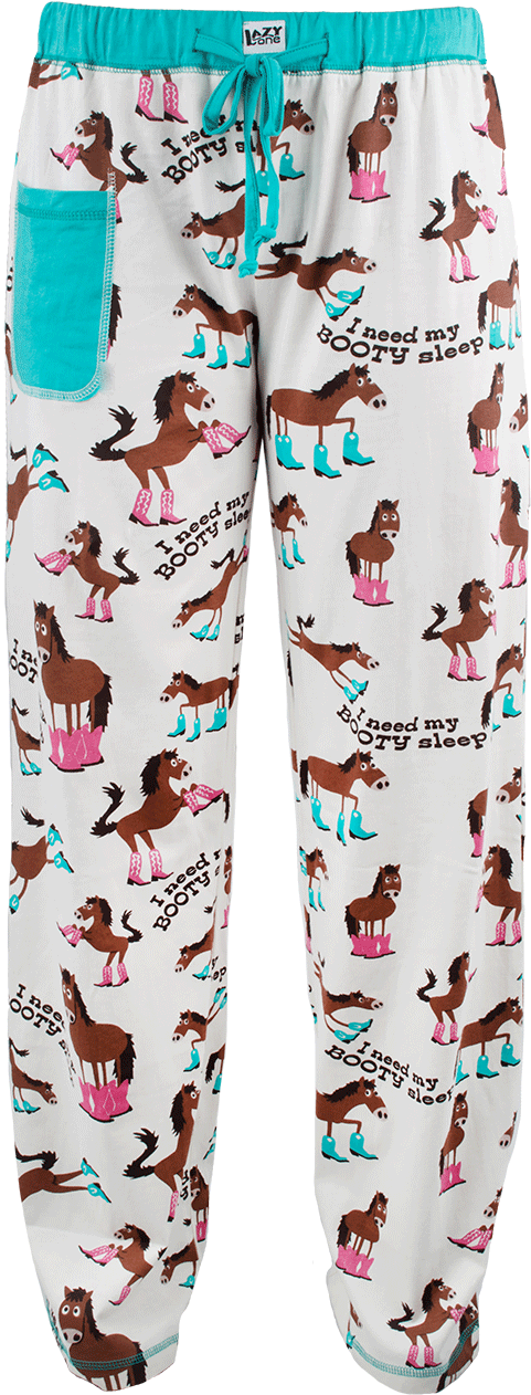 Booty Sleep Pajama Pants - Pinto Ranch (870x1280), Png Download