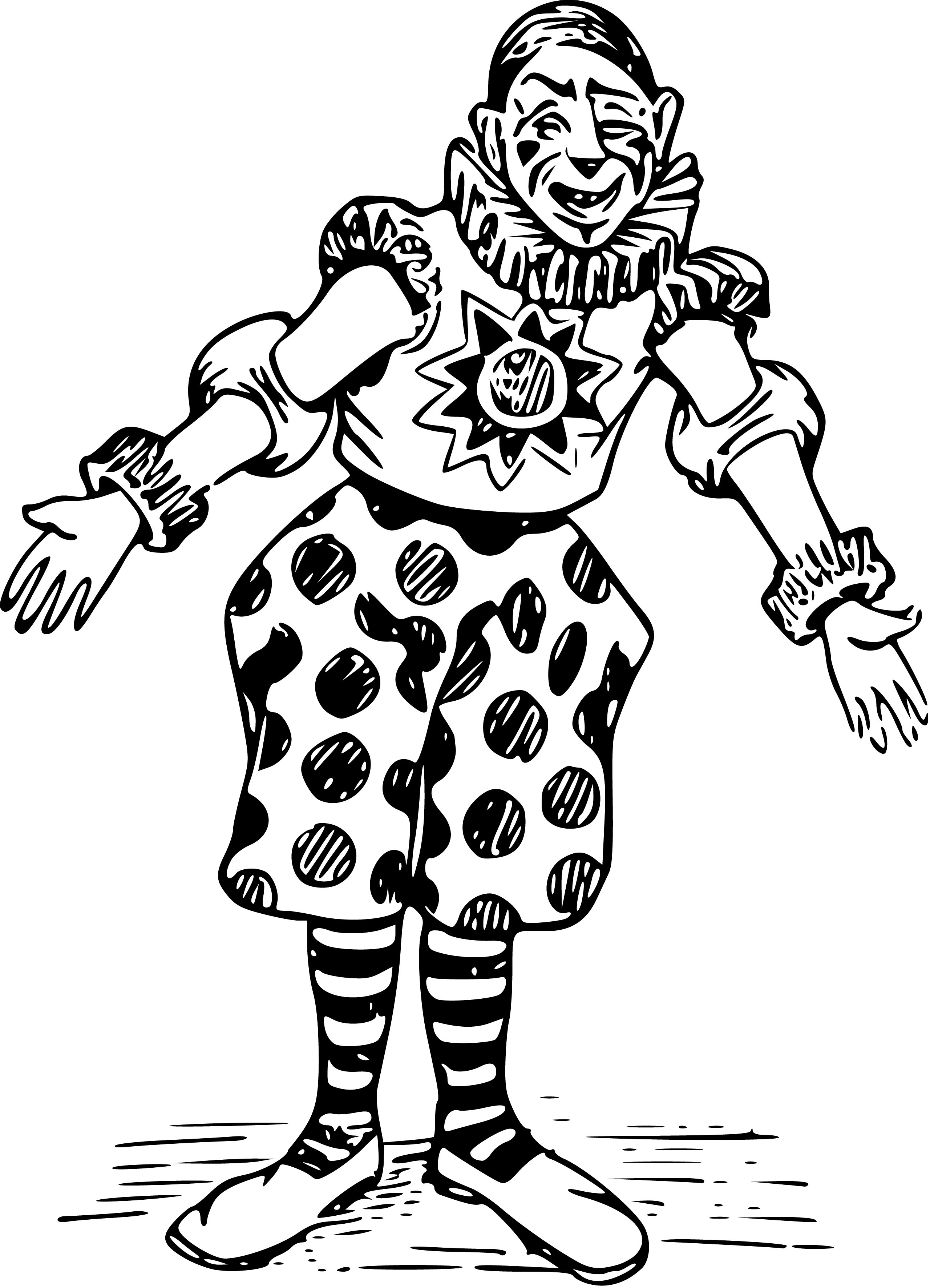 Clown (2560x3544), Png Download