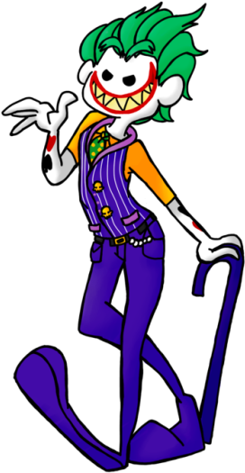 Evil Clown Boy - Clown (500x566), Png Download
