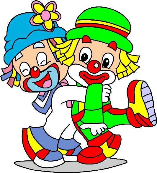 Creepy Circus Clown Clip Art Cliparts - Convite De Aniversario Patati Patata (600x600), Png Download