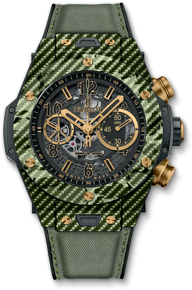 Hublot Big Bang Unico Italia Independent Black (1000x1000), Png Download