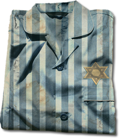 The Boy In The Striped Pajamas - Jewish Concentration Camp Clothing (412x480), Png Download