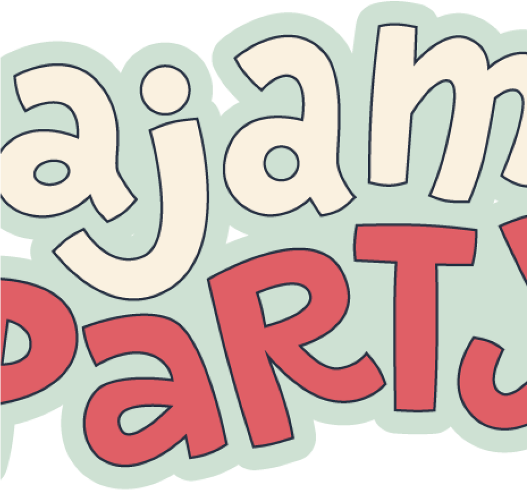 Pajama Party Clipart Butterfly Clipart Hatenylo - Clip Art Pajama Party (1024x1024), Png Download