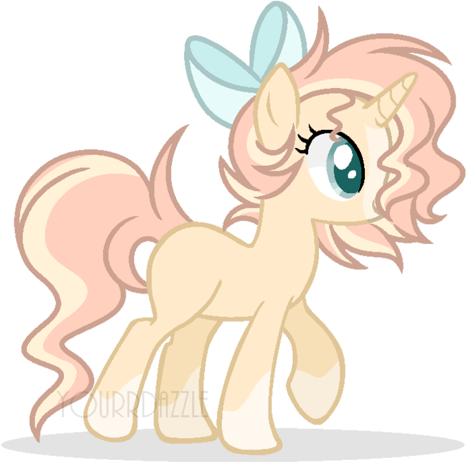 Yourrdazzle, Base Used, Blank Flank, Bow, Female, Hair - Cartoon (800x856), Png Download