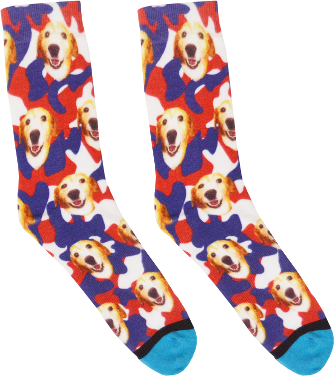 Custom Fourth Of July Camo Socks - Sock (800x800), Png Download
