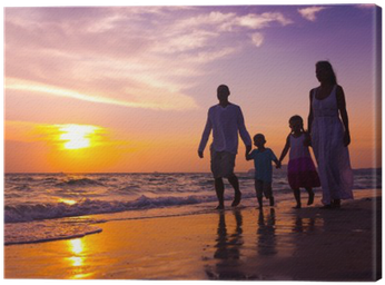 Poster: Rawpixel's Family Walking On The Beach (400x400), Png Download