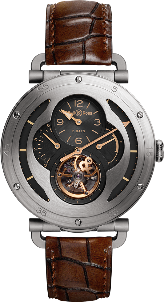 Bell & Ross Ww2 Military Tourbillon Ww2-tourb-mil (585x1050), Png Download