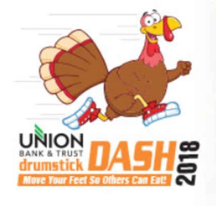 Drumstick Dash Family 5k Walk And Run - Running Turkey (610x407), Png Download