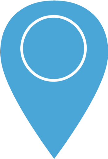 Pin Icon - Location Icon Blue Png (750x750), Png Download
