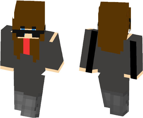 Female Minecraft Skins - Minecraft Skin John Wick (584x497), Png Download