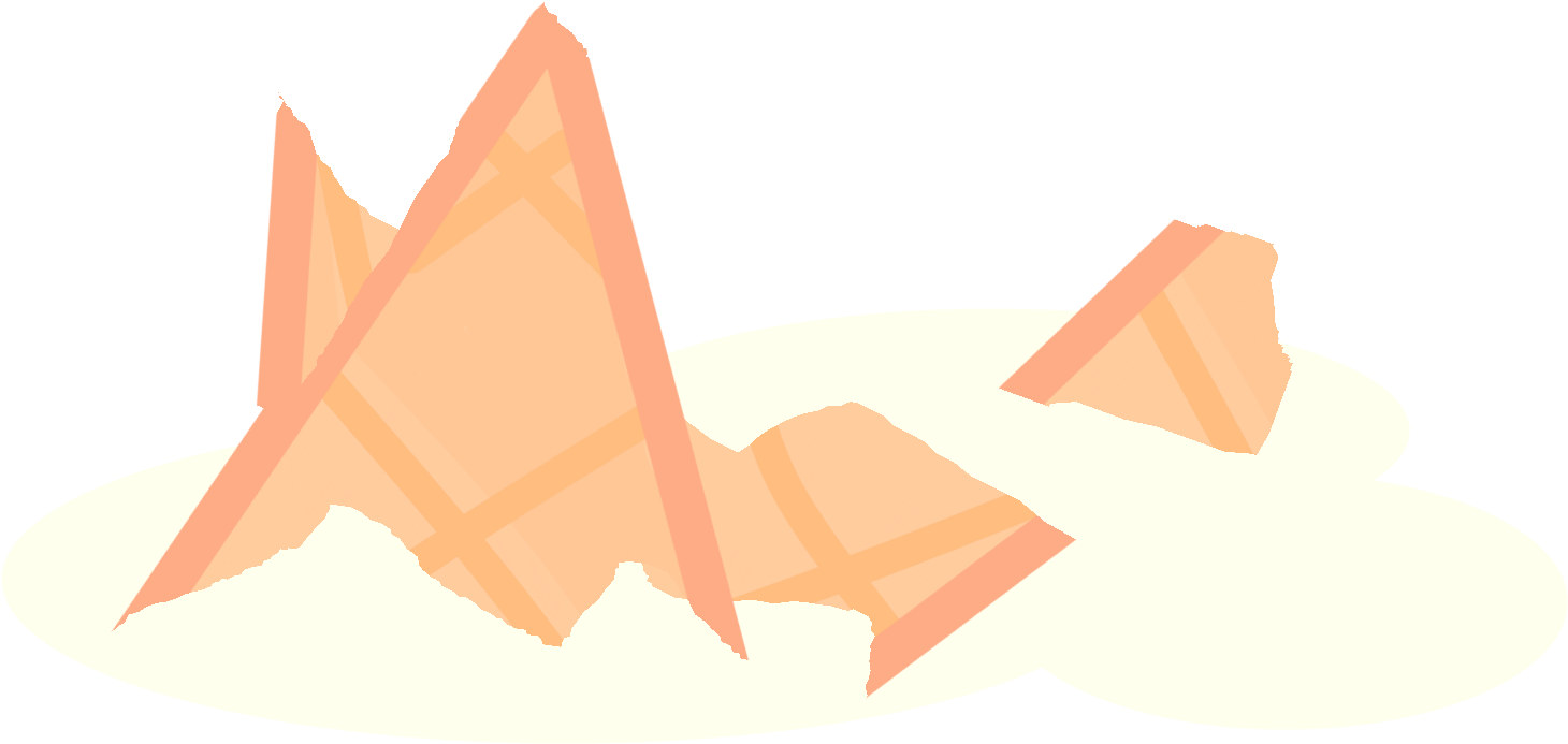 Ice-cream Broken - Construction Paper (1900x1921), Png Download