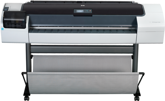 Hp Designjet T1200 44-in Printer - Hp T1200 Plotter (573x430), Png Download