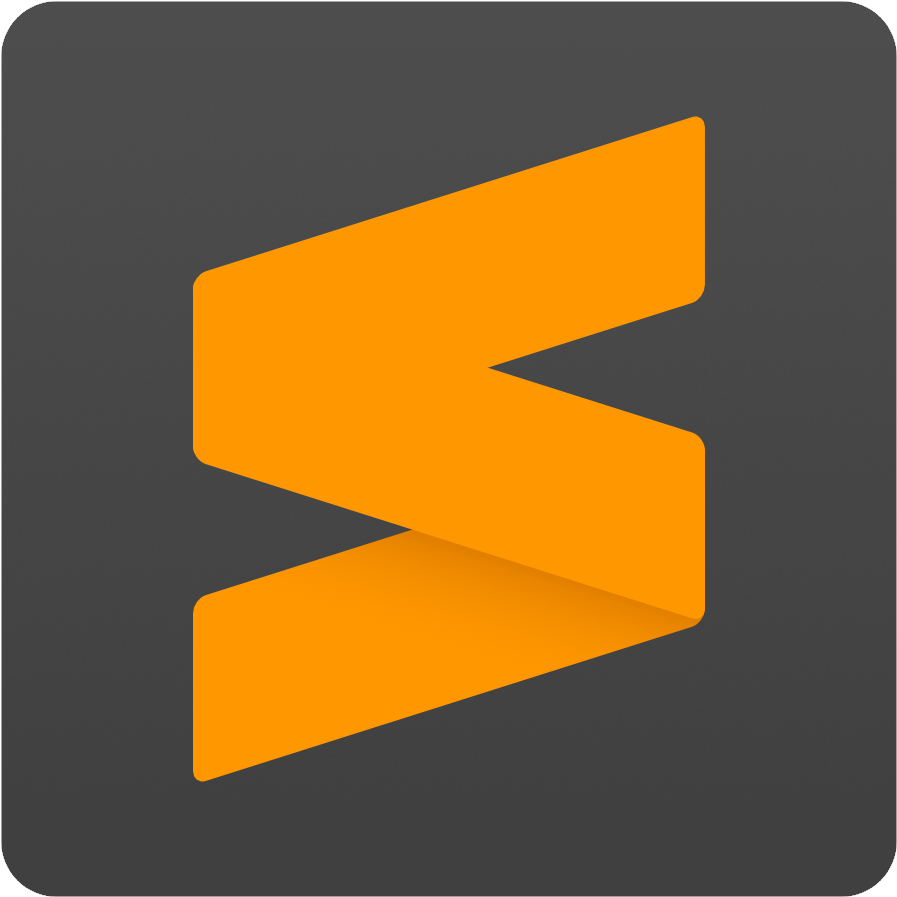 Sublime Text Icon - Sublime Text 3 Icon Png (1024x1024), Png Download
