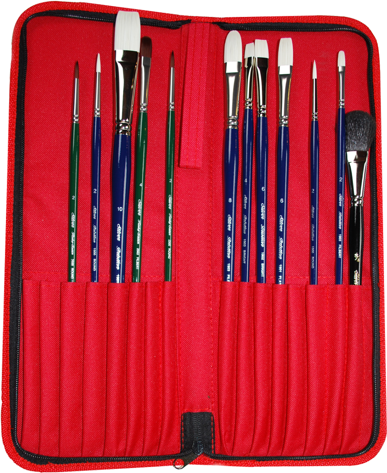 Silver Brush Bart Lindstrom, Long Handle Arabesque - Silver Brush Bl-1913x Bart Lindstrom Brush Set, 13 (837x1000), Png Download