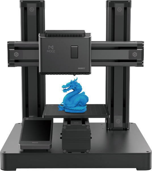 Industrial Grade Transformable Metallic 3d Printer - Mooz 2 3d Printer (536x602), Png Download