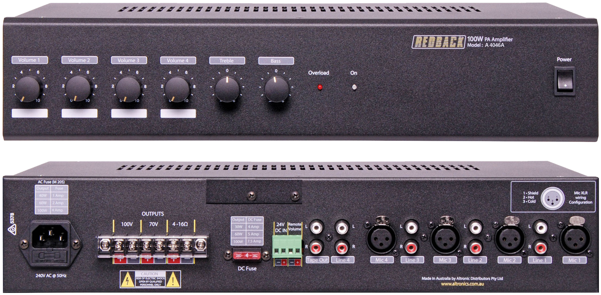 Amplifier Png Photo - Redback Pa Amplifier (2102x1080), Png Download