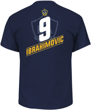 La Galaxy Zlatan Ibrahimović Big & Tall Player T-shirt - La Galaxy Ibrahimovic T Shirt (360x480), Png Download