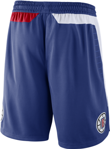 La Clippers Nike Icon Edition Swingman Nba Shorts 'road' - Shorts (500x500), Png Download