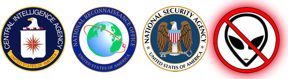 Cia Nro Nsa Ufo - Nsa - National Security Age Sticker (960x264), Png Download