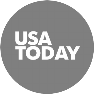 Usa Today Logo - Usa Today Logo Gray (400x328), Png Download