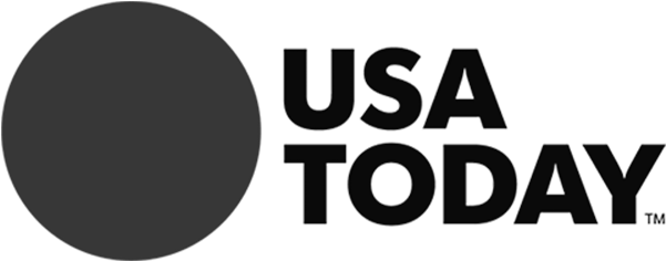 Categories - Usa Today Logo Black And White (600x300), Png Download
