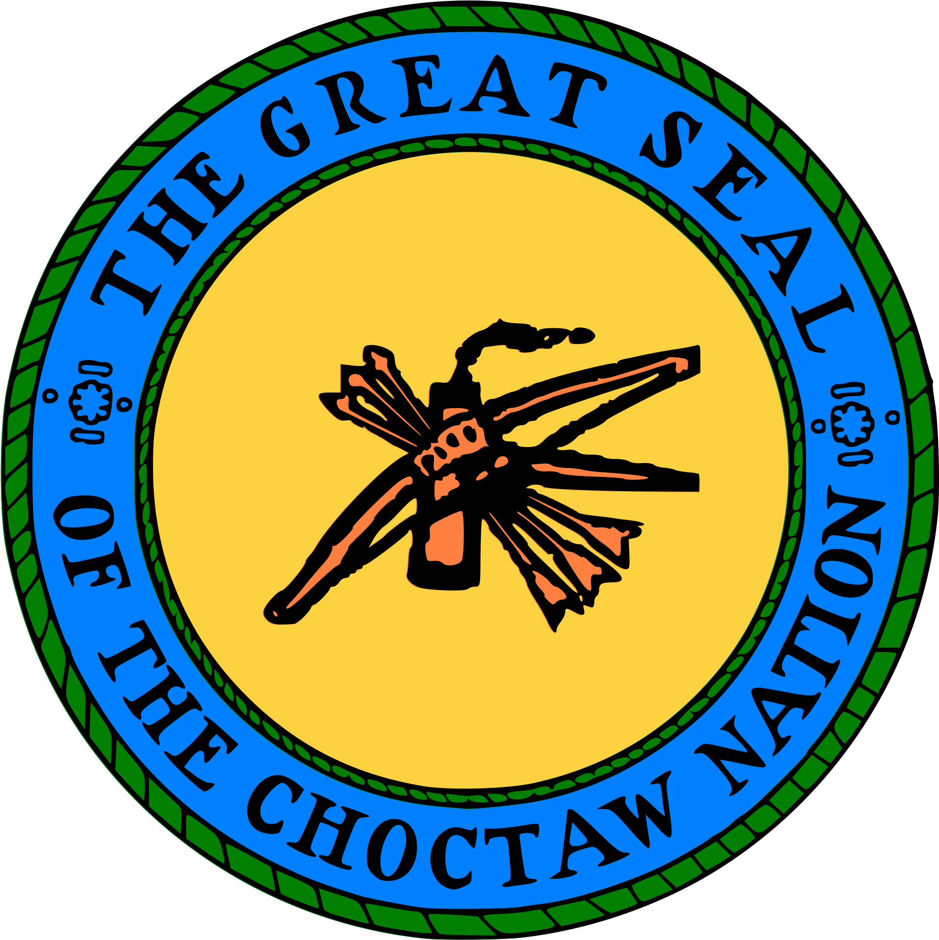 Choctaw Nation Of Oklahoma Logo - Choctaw Nation Seal (2000x2000), Png Download