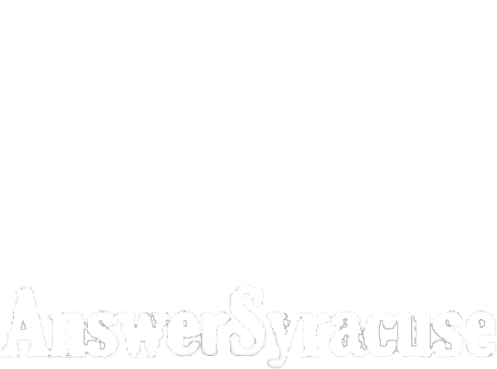 Answer Syracuse Logo - Answer Syracuse (475x380), Png Download