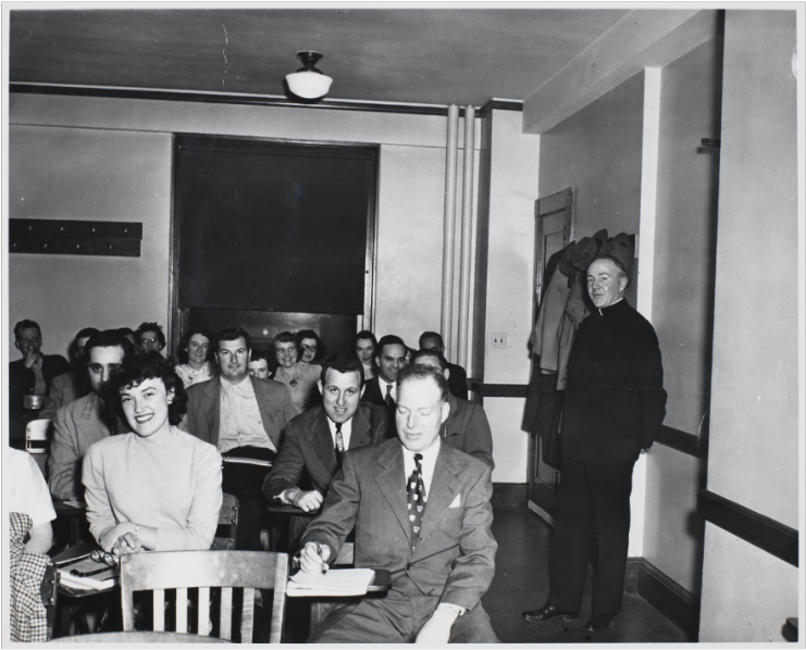 A Classroom Scene Captured At "boston College Intown - Snapshot (1069x660), Png Download