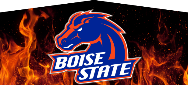 Bsu Bounce House - Bronco Boise State University (617x280), Png Download