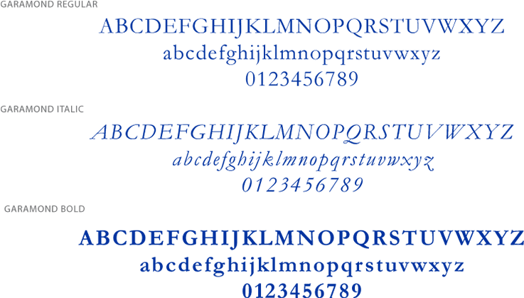Garamond Fonts - Official Letter Font (807x473), Png Download