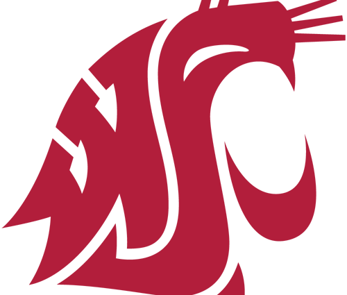 Boise State At Washington State - Cougar Football Wsu (500x425), Png Download