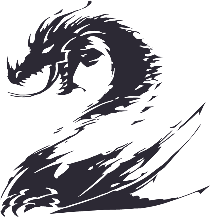 Guild Wars 2 Logo Png (894x894), Png Download