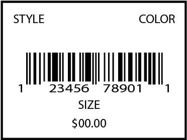 Macy's Floor Label 2 X - Leitz Icon Labels - 1 Roll(s) (447x600), Png Download