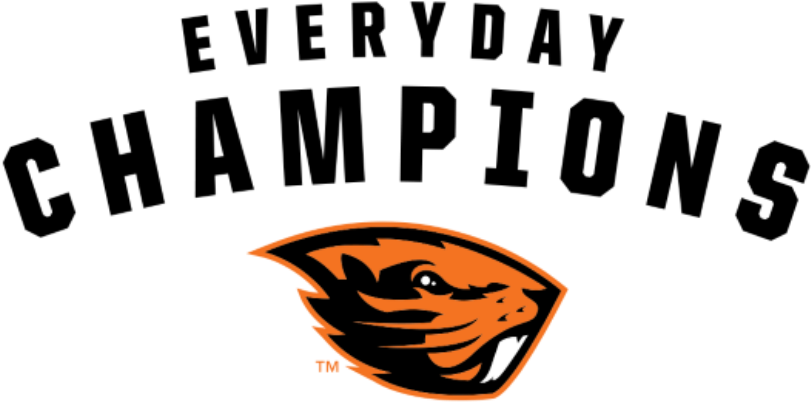 Read With The Osu Beavers Oregon State University Athletics - Oregon State Beavers Static Cling Decal (885x492), Png Download