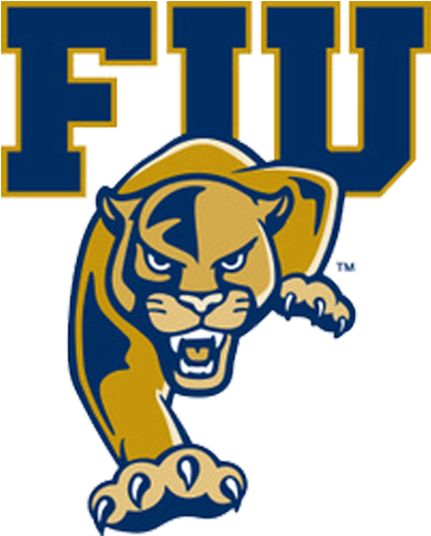Fiu Logo - Florida International Football Logo (955x500), Png Download