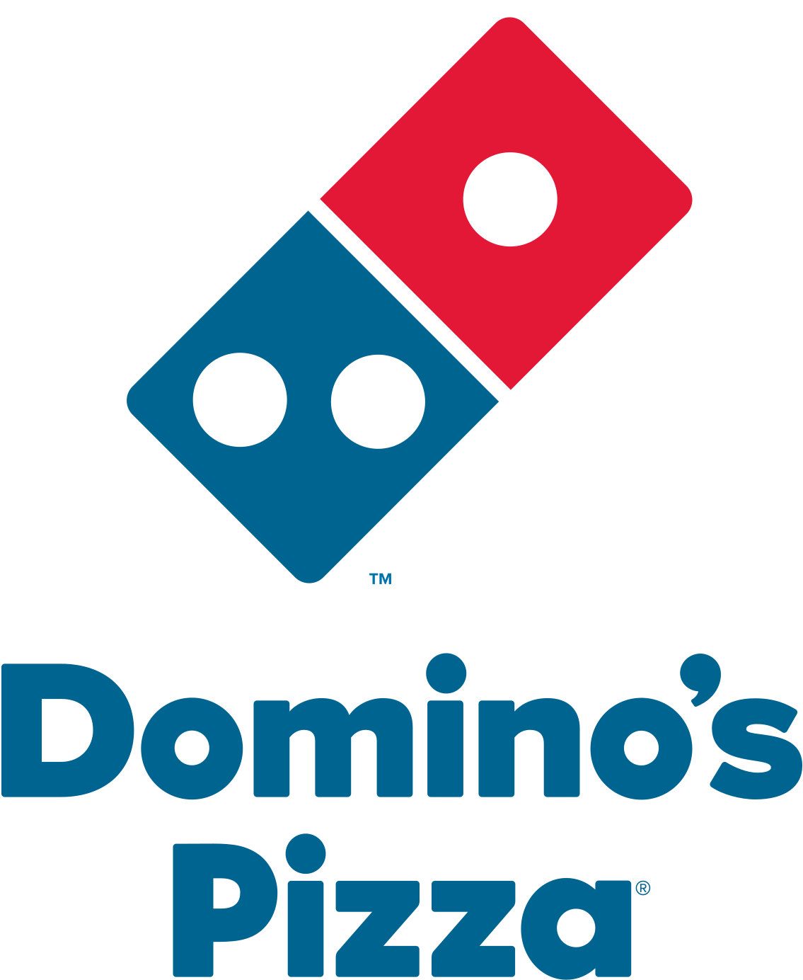Dominos Pizza Logo (1200x1451), Png Download