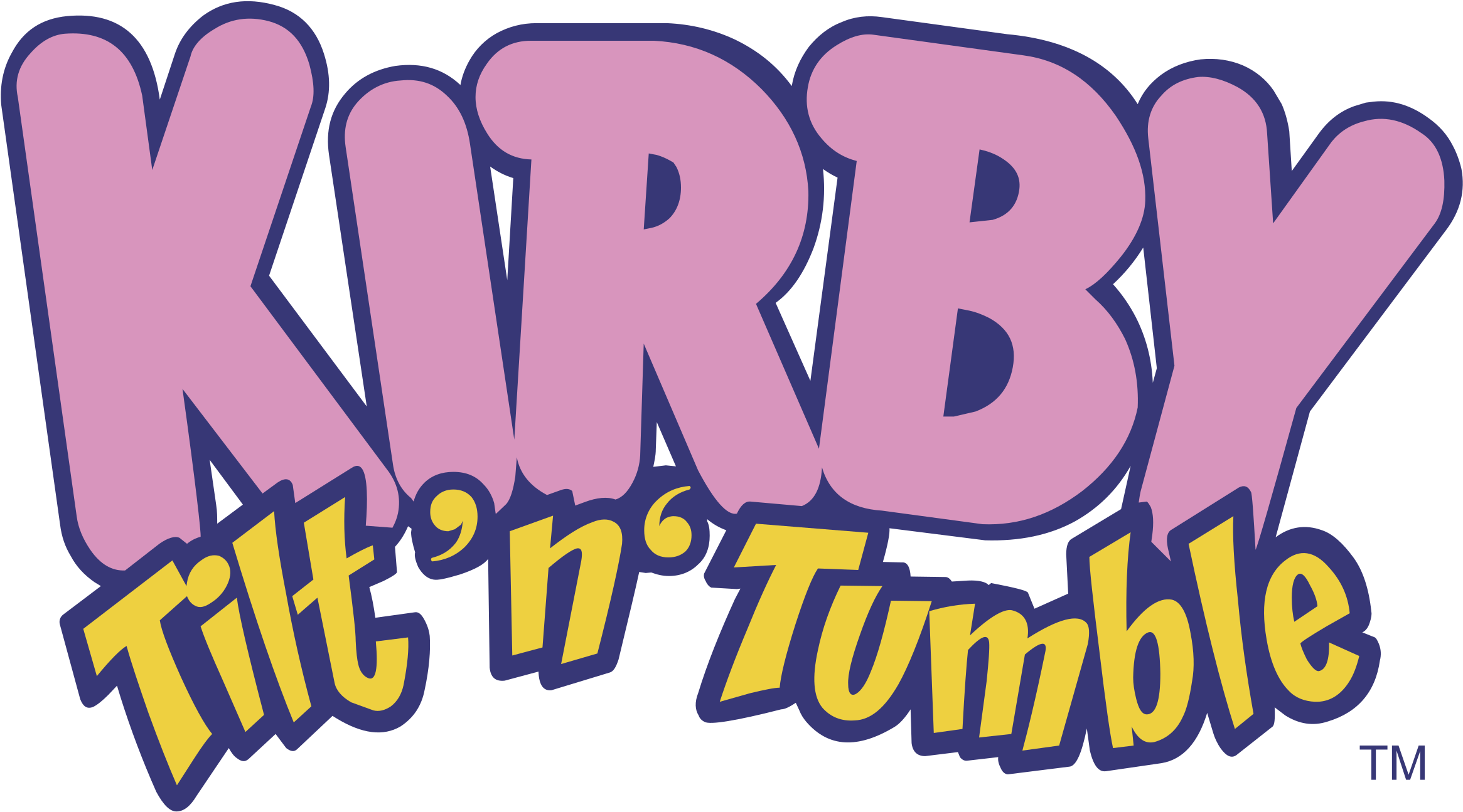 Kirby Logo Png Transparent - Kirby Tilt N Tumble 2 Gamecube (2400x2400), Png Download
