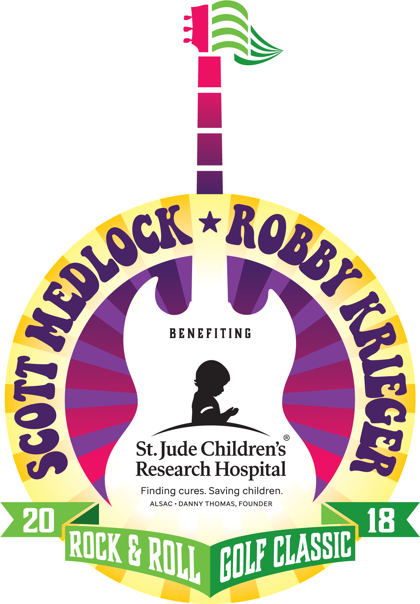 Robby Krieger Invitational - St Jude Children's Research Hospital (1374x1956), Png Download
