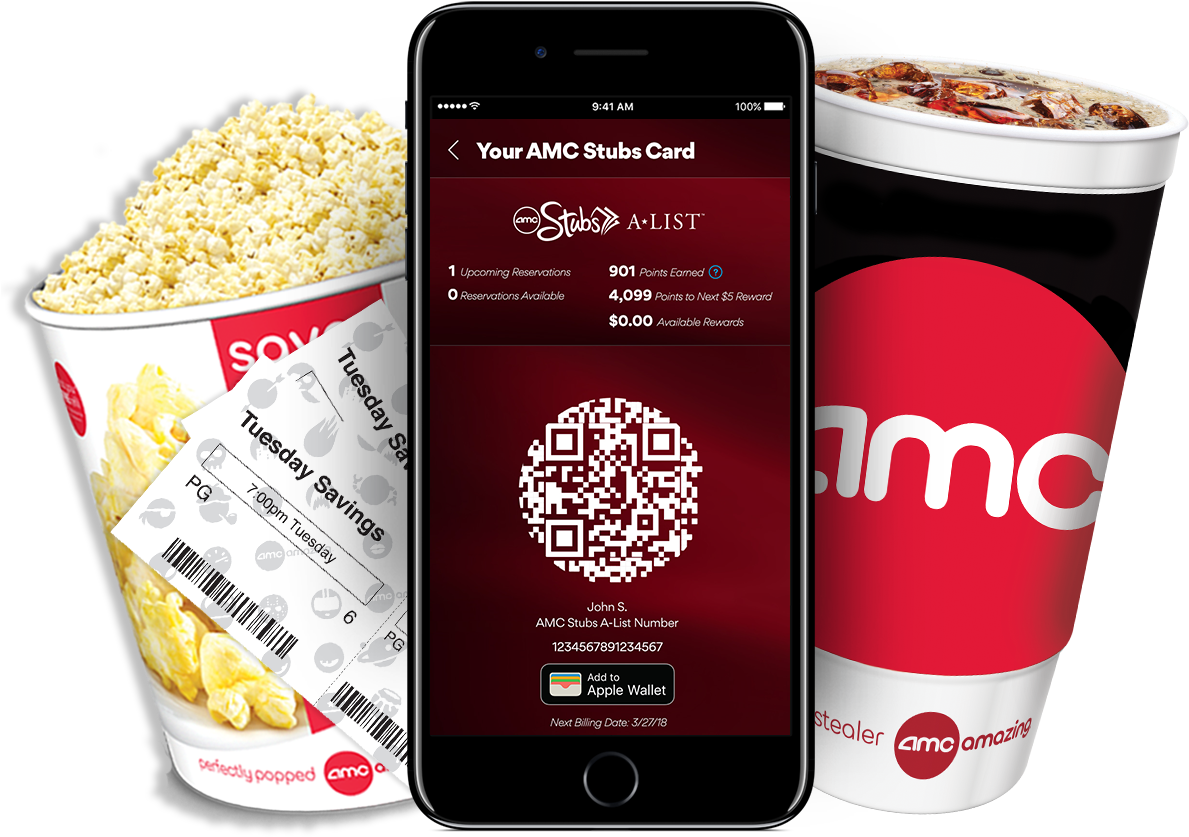 Amc Stubs A-list - Amc Stubs A List (1200x856), Png Download